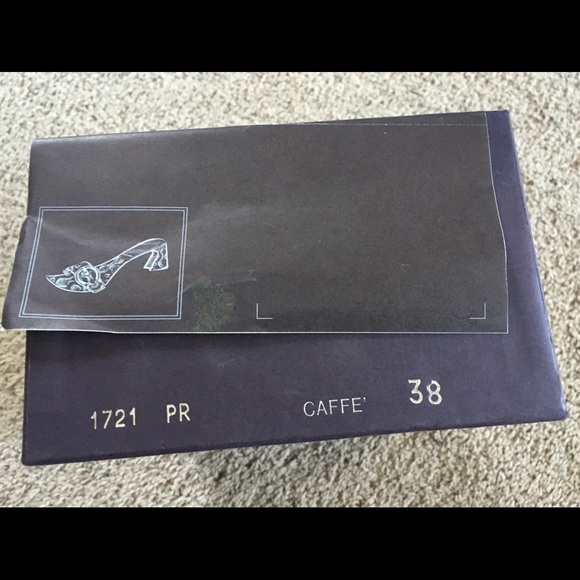 Prada 1721 Caffe Brown Open Toe Sandal - Picture 1 of 6